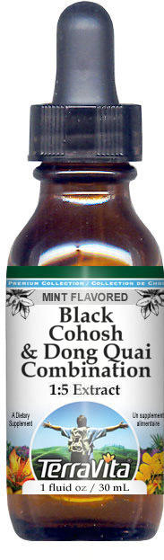 Black Cohosh & Dong Quai Combination Glycerite Liquid Extract (1:5)