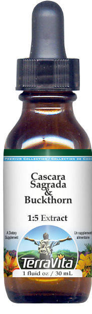 Cascara Sagrada & Buckthorn Glycerite Liquid Extract (1:5)