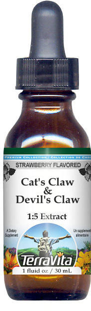 Cat's Claw & Devil's Claw Glycerite Liquid Extract (1:5)