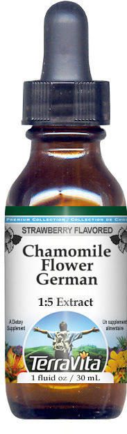 German Chamomile Flower Glycerite Liquid Extract (1:5)