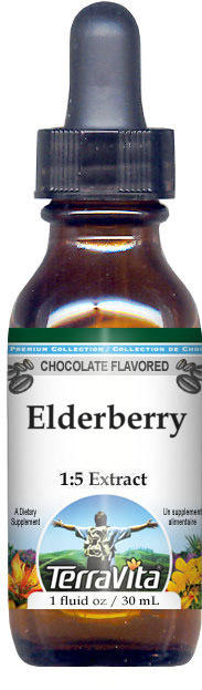 Elderberry Glycerite Liquid Extract (1:5)