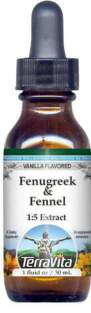 Fenugreek & Fennel Glycerite Liquid Extract (1:5)