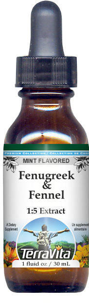 Fenugreek & Fennel Glycerite Liquid Extract (1:5)