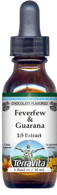 Feverfew & Guarana Glycerite Liquid Extract (1:5)