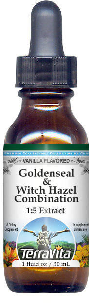 Goldenseal & Witch Hazel Combination Glycerite Liquid Extract (1:5)