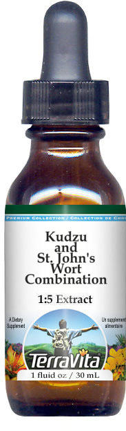Kudzu and St. John's Wort Combination Glycerite Liquid Extract (1:5)