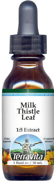 Milk Thistle Leaf Glycerite Liquid Extract (1:5)
