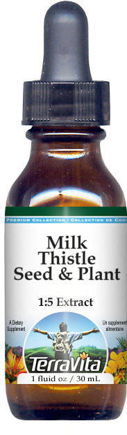 Milk Thistle Seed & Plant Glycerite Liquid Extract (1:5)