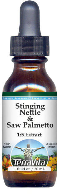 Stinging Nettle & Saw Palmetto Glycerite Liquid Extract (1:5)