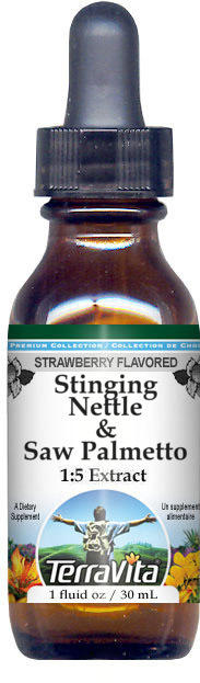 Stinging Nettle & Saw Palmetto Glycerite Liquid Extract (1:5)