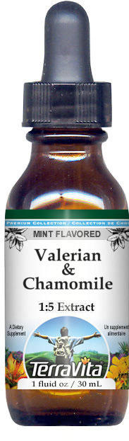 Valerian & Chamomile Glycerite Liquid Extract (1:5)