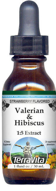 Valerian & Hibiscus Glycerite Liquid Extract (1:5)