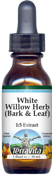 White Willow Herb (Bark + Leaf) Glycerite Liquid Extract (1:5)