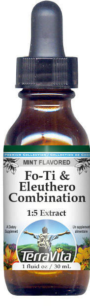 Fo-Ti & Eleuthero Combination Glycerite Liquid Extract (1:5)