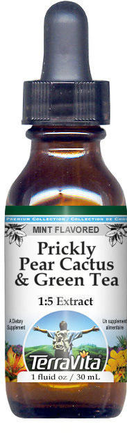 Prickly Pear Cactus & Green Tea Glycerite Liquid Extract (1:5)