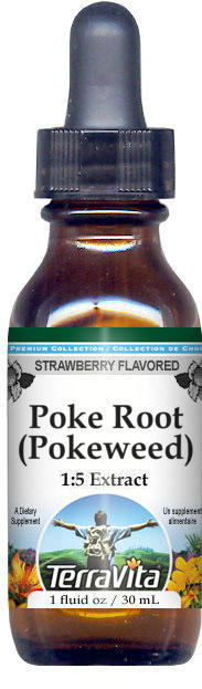 Poke Root (Pokeweed) Glycerite Liquid Extract (1:5)