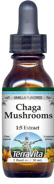 Chaga Mushrooms Glycerite Liquid Extract (1:5)