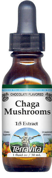 Chaga Mushrooms Glycerite Liquid Extract (1:5)