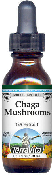 Chaga Mushrooms Glycerite Liquid Extract (1:5)