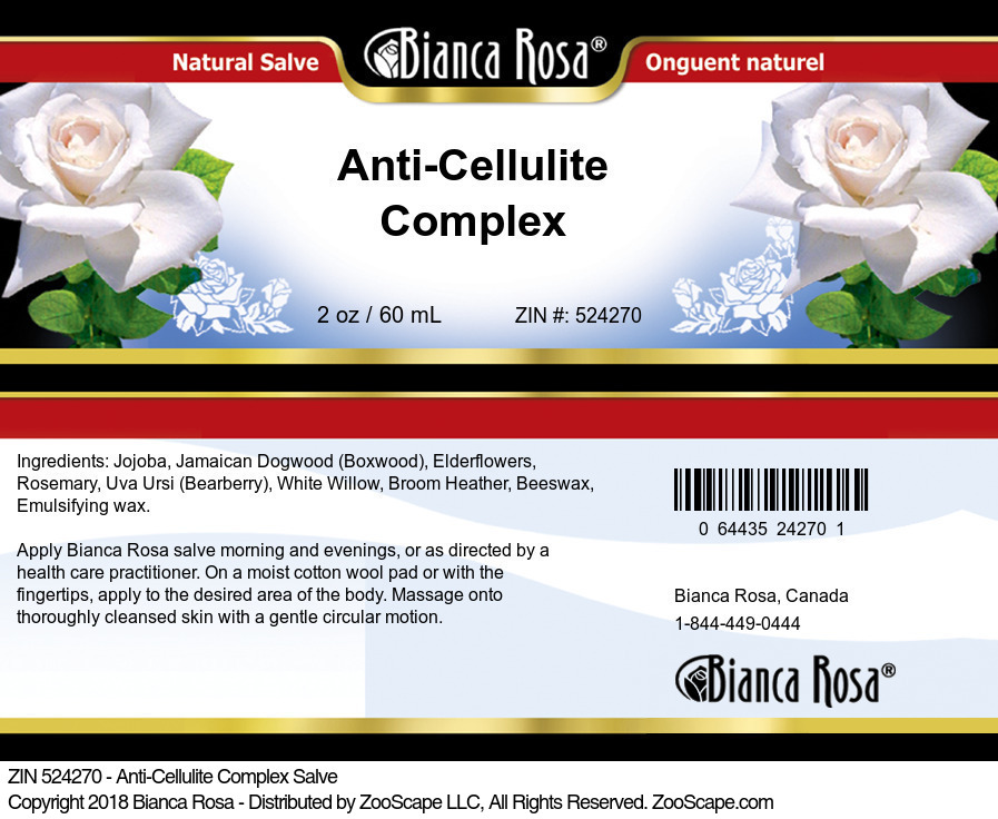 Anti-Cellulite Complex Salve - Label