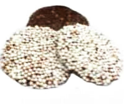 Chocolate Drops with White Nonpareils