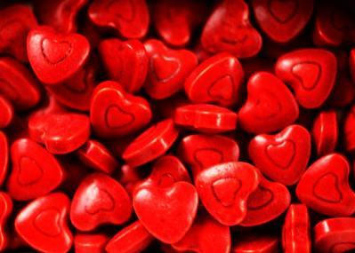 Red Candy Cherry Hearts Collection