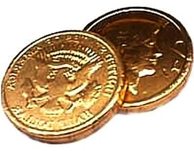 Milk Chocolate Gold Coins Large