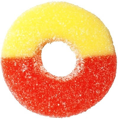 Gummi Peach Rings