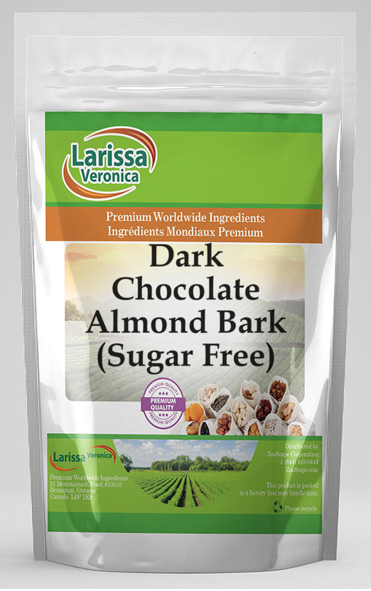 Dark Chocolate Almond Bark (Sugar Free)