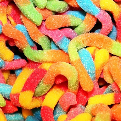 Gummy Worms, Sour and Small