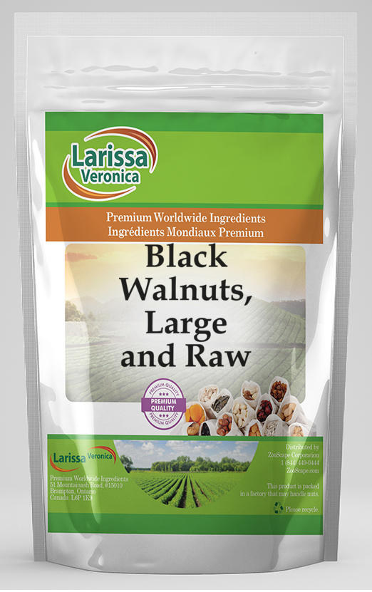 Black Walnuts (Eastern), Large and Raw
