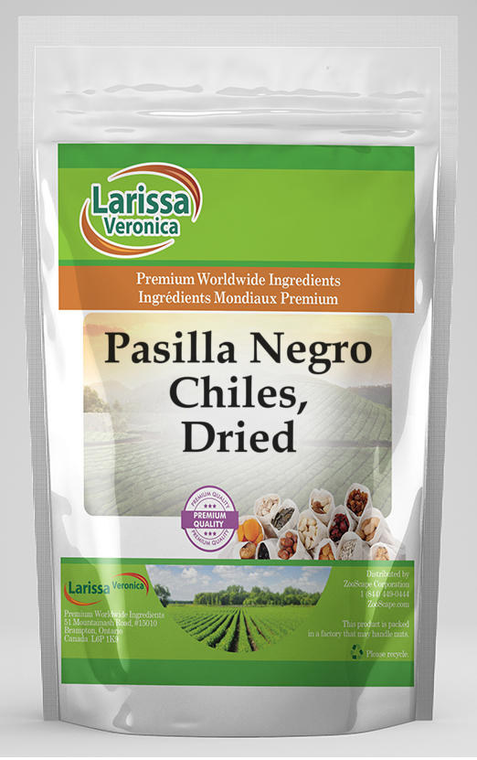 Pasilla Negro Chiles, Dried