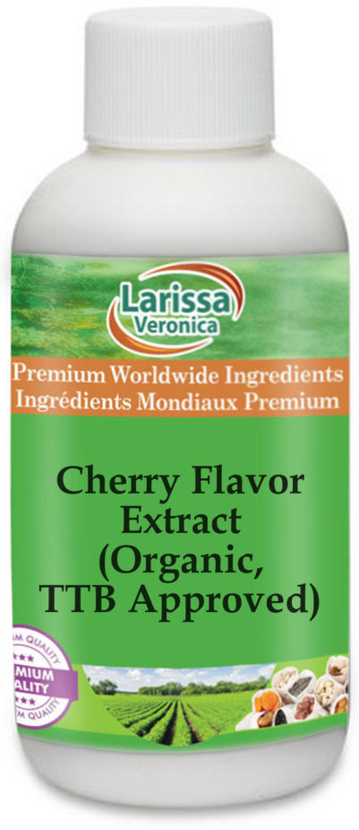 Cherry Flavor Extract (Organic, TTB Approved)