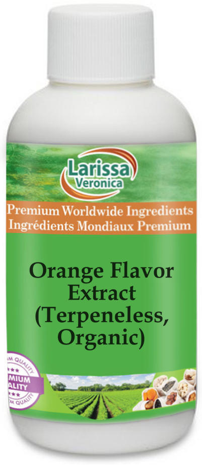 Orange Flavor Extract (Terpeneless, Organic)