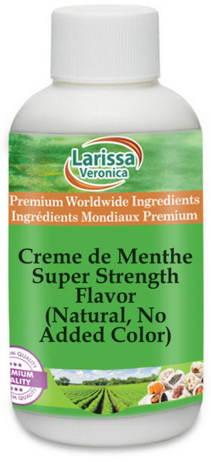 Creme de Menthe Super Strength Flavor (Natural, No Added Color)