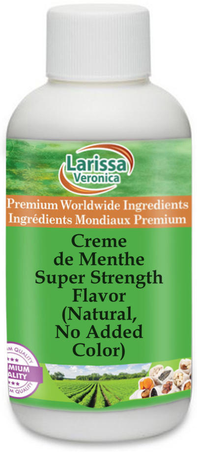 Creme de Menthe Super Strength Flavor (Natural, No Added Color)