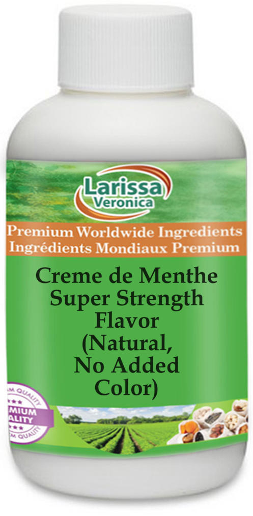 Creme de Menthe Super Strength Flavor (Natural, No Added Color)