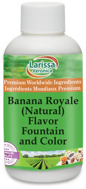 Banana Royale (Natural) Flavor Fountain and Color