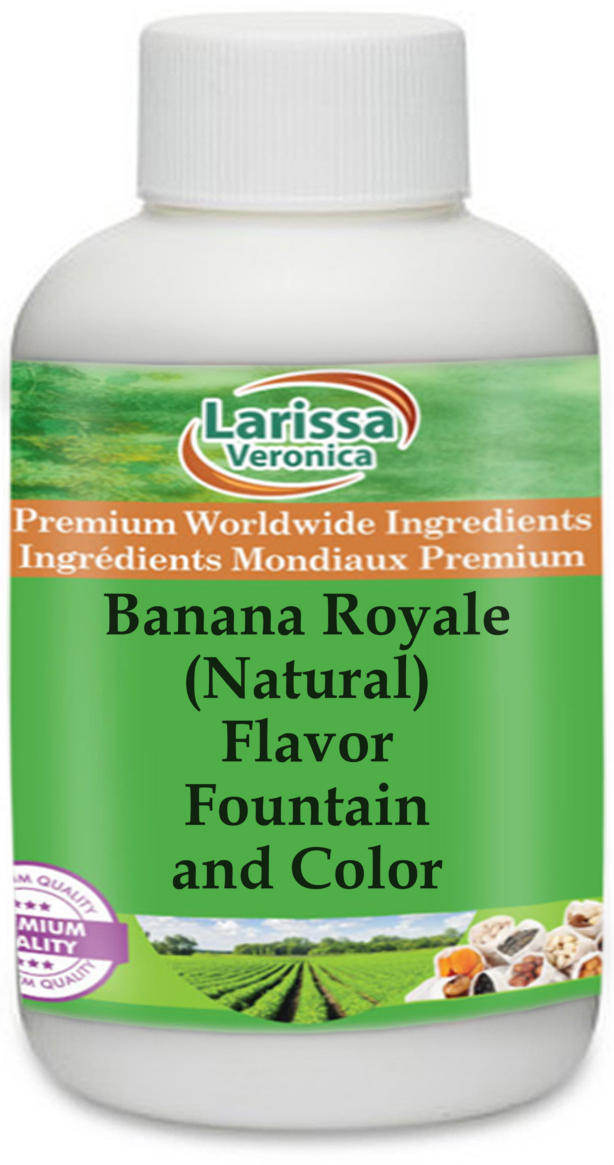 Banana Royale (Natural) Flavor Fountain and Color