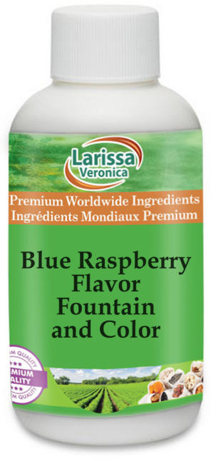 Blue Raspberry Flavor Fountain and Color