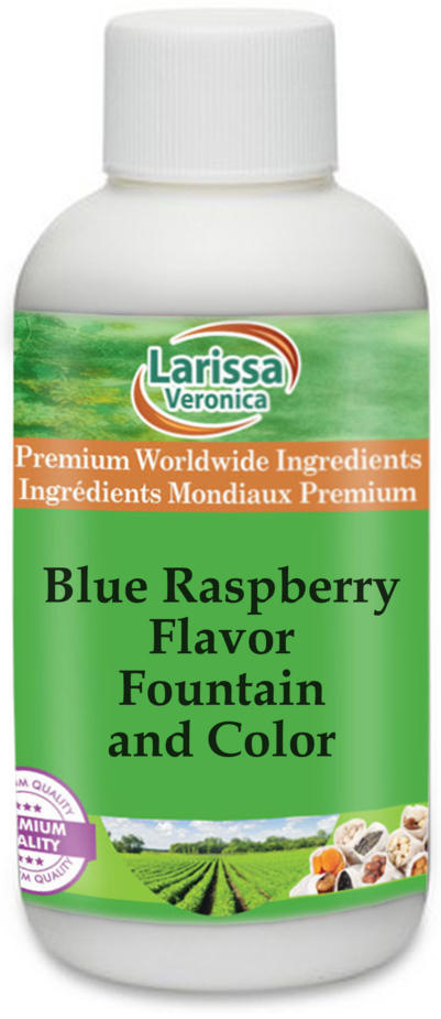 Blue Raspberry Flavor Fountain and Color