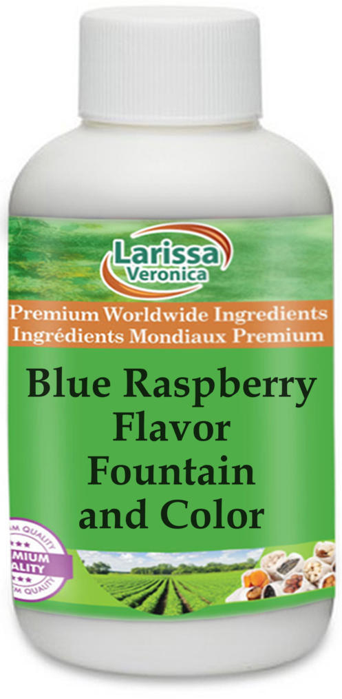 Blue Raspberry Flavor Fountain and Color