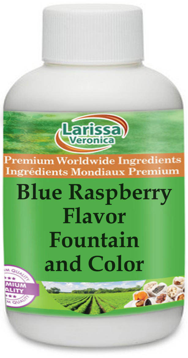 Blue Raspberry Flavor Fountain and Color