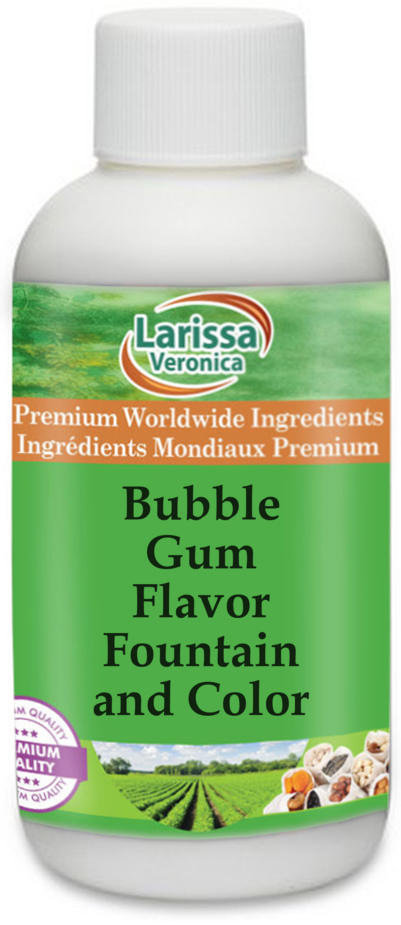 Bubble Gum Flavor Fountain and Color