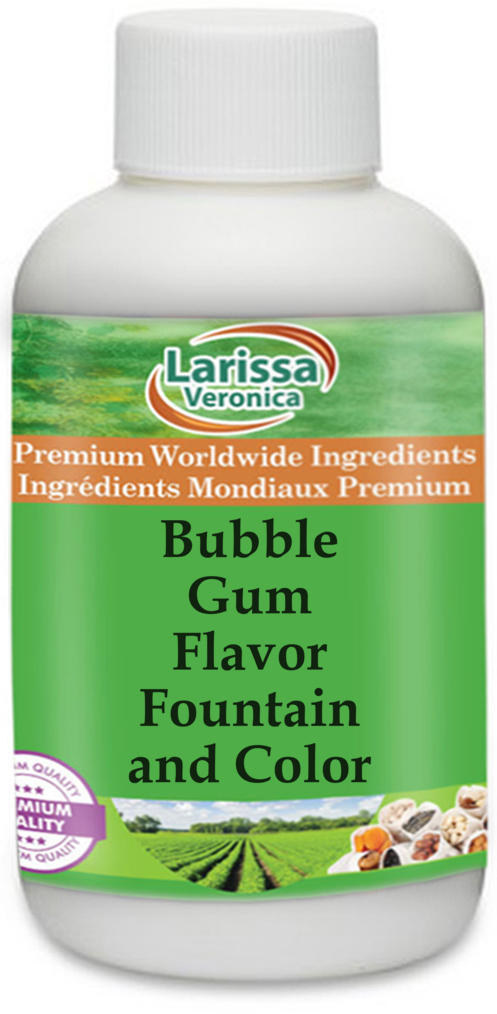 Bubble Gum Flavor Fountain and Color