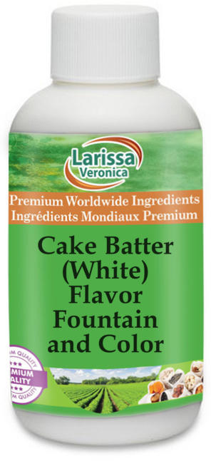 Cake Batter (White) Flavor Fountain and Color