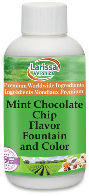 Mint Chocolate Chip Flavor Fountain and Color