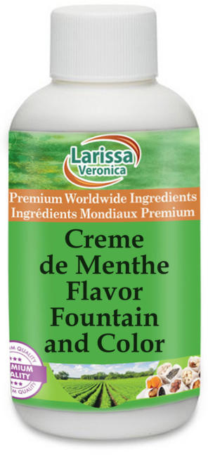 Creme de Menthe Flavor Fountain and Color