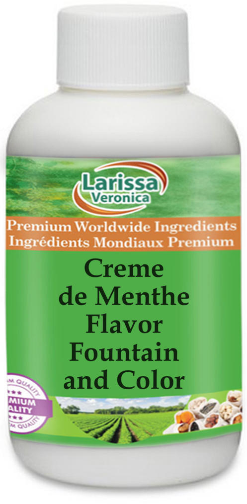 Creme de Menthe Flavor Fountain and Color