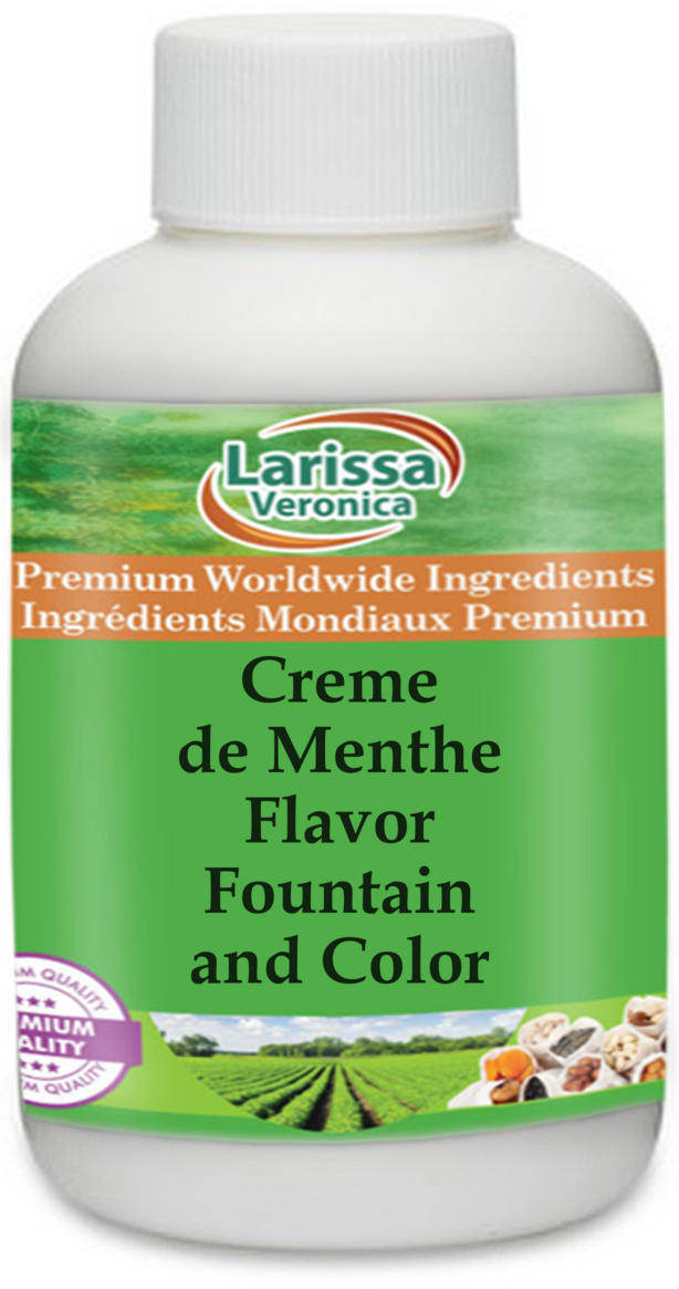 Creme de Menthe Flavor Fountain and Color